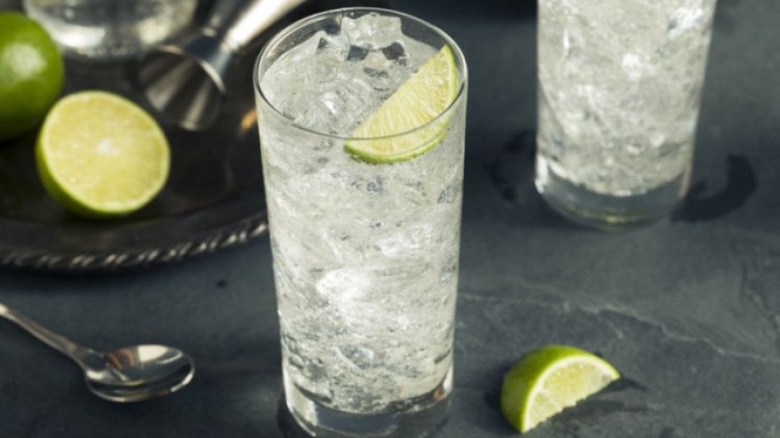 Vodka Tonic with Apple Horilka by LUNIN