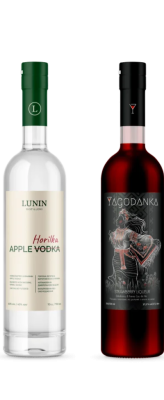 Apple Horilka and YAGODANKA Strawberry Bundle
